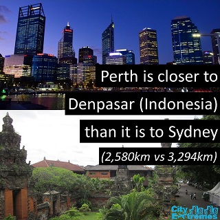 Perth to Denpasar